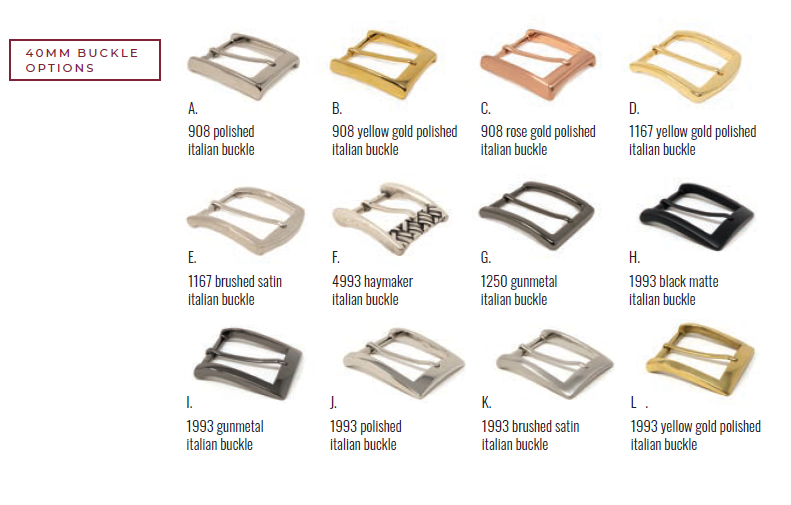 Buckle Options