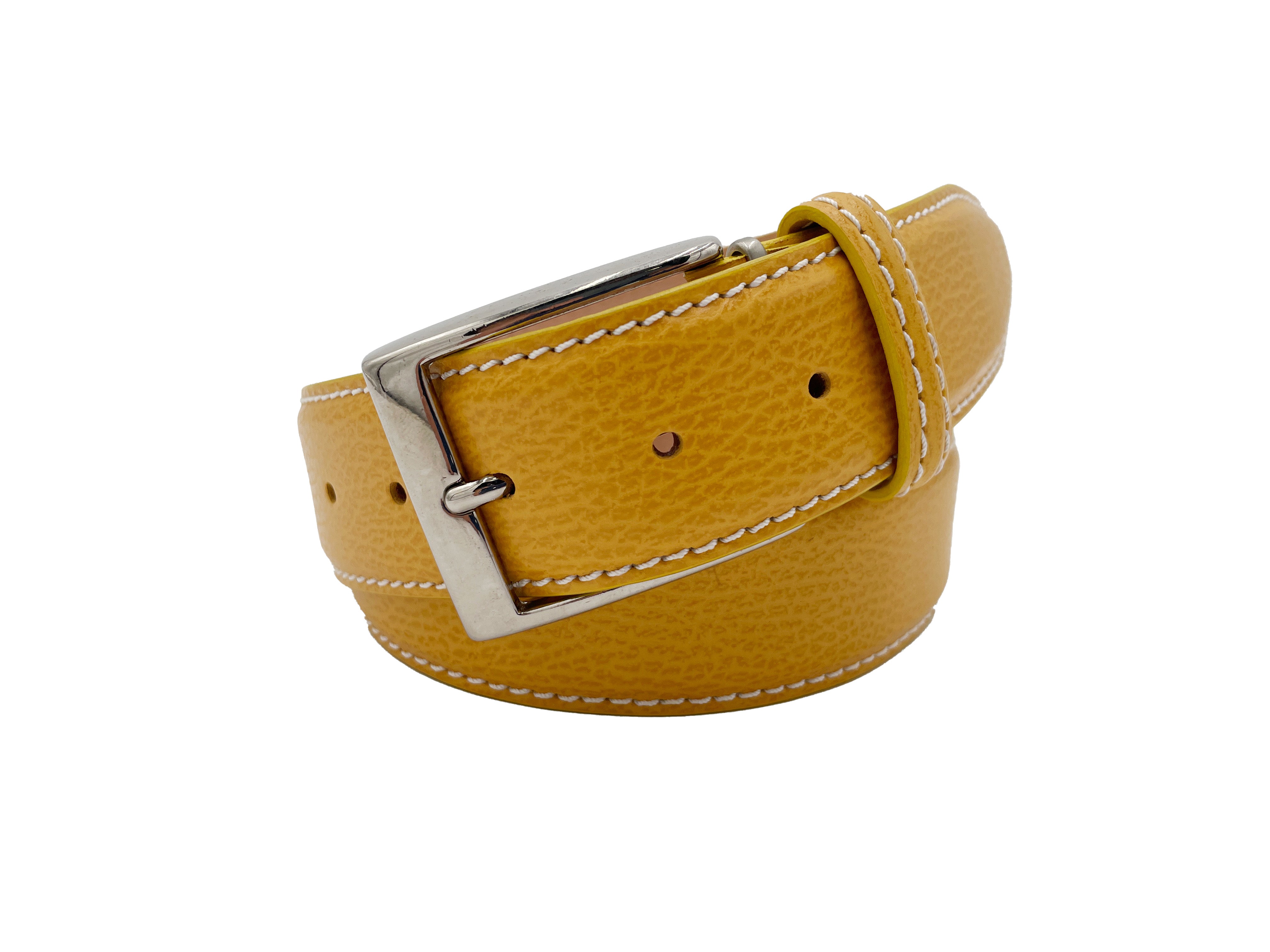 Limited Edition - Pebble Grain Belt - Yellow