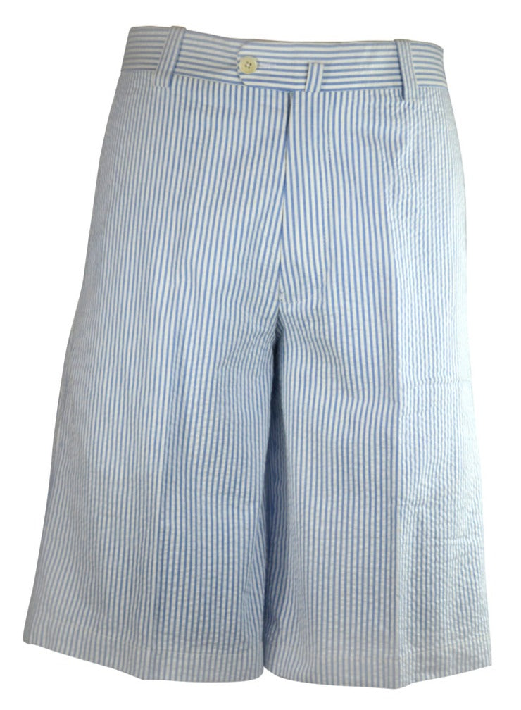 Monterey Flat Front Shorts - Blue