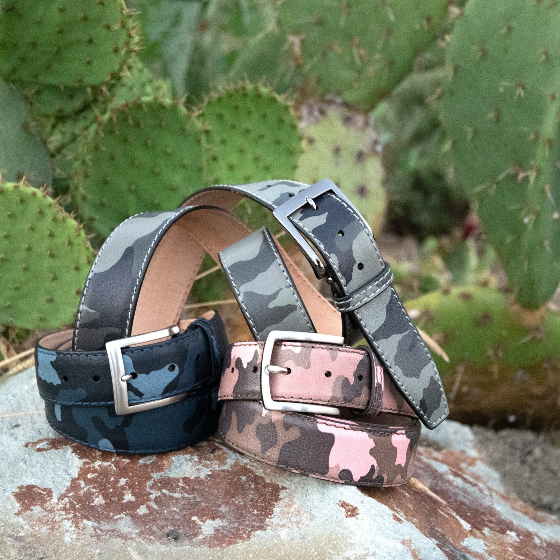 Italian Pebble Camouflage - Navy - 40mm