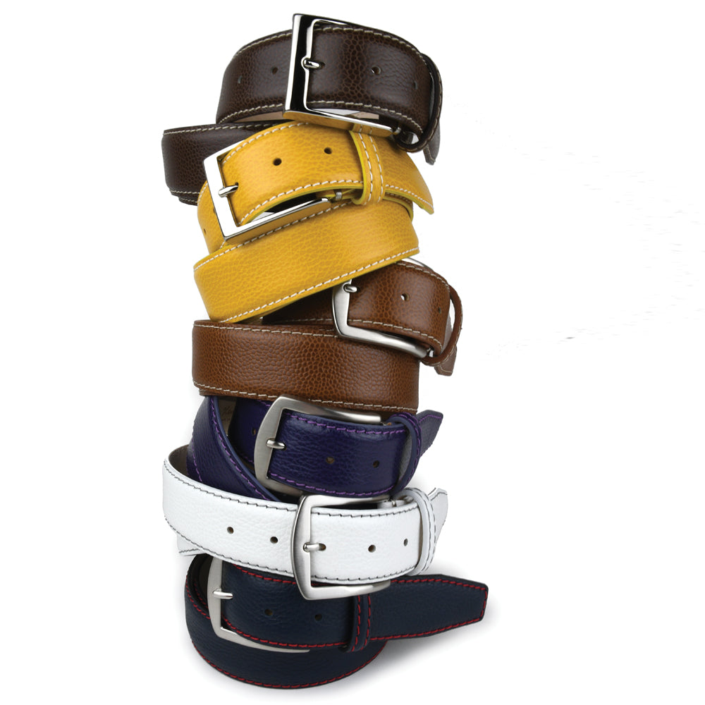 Pebble Grain Belt - Navy