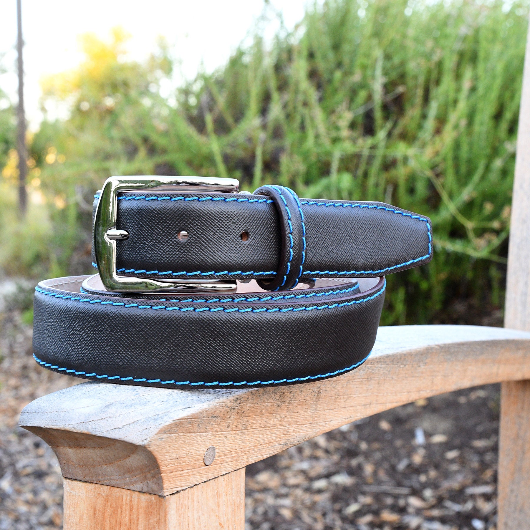 Saffiano Belt - Brown