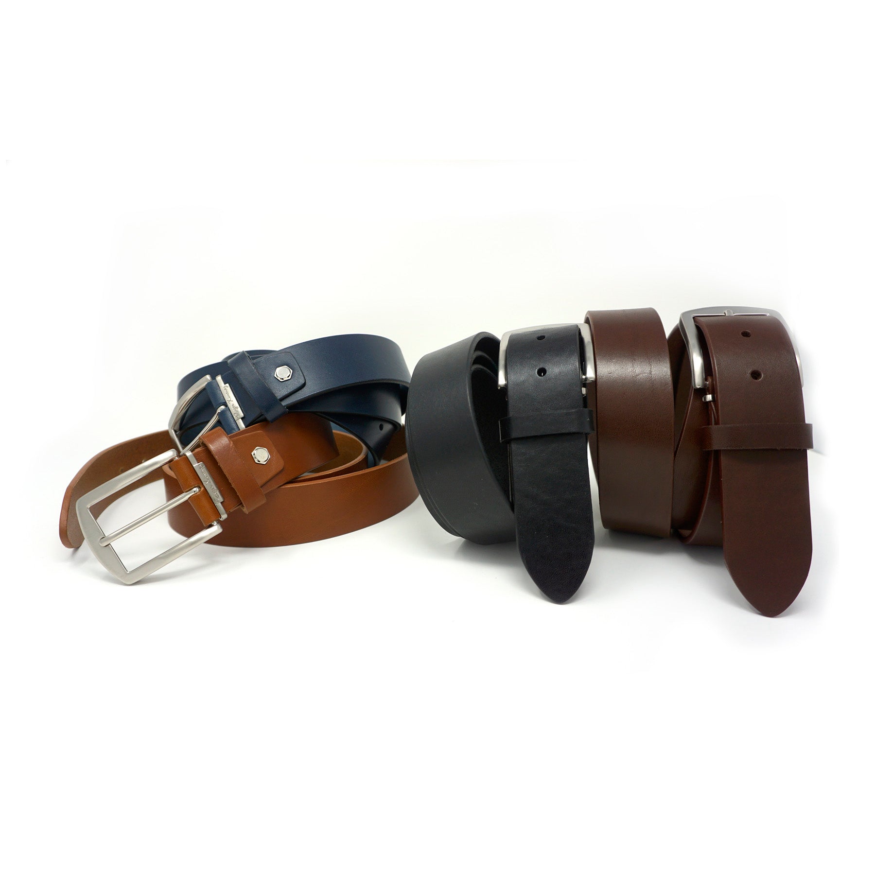 Italian Vachetta Leather Belt - Brown - 40mm