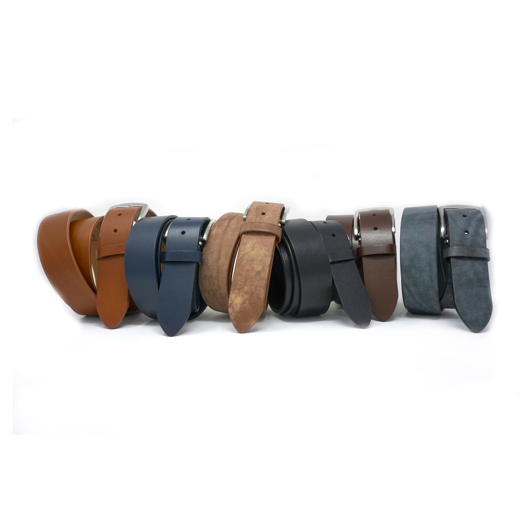 Italian Vachetta Leather Belt - Brown - 40mm