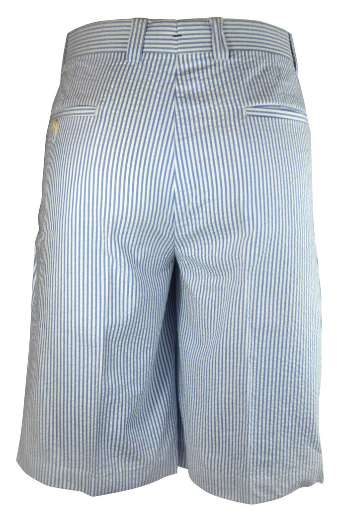 Monterey Flat Front Shorts - Blue