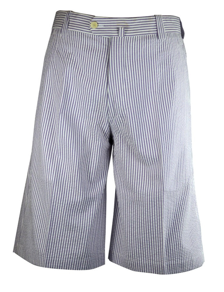 Monterey Flat Front Shorts - Purple