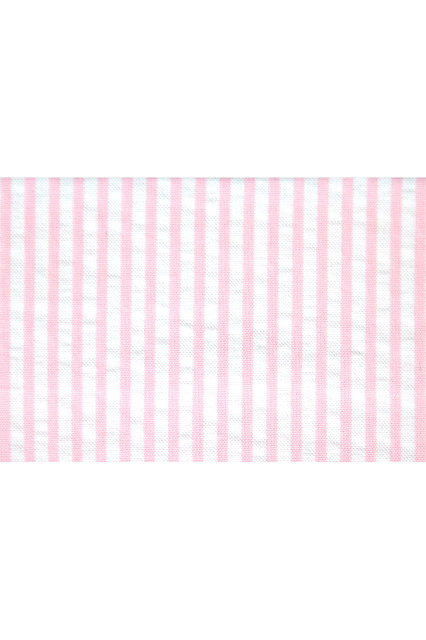 Newport Double Pleated Trouser - Pink/White Stripe